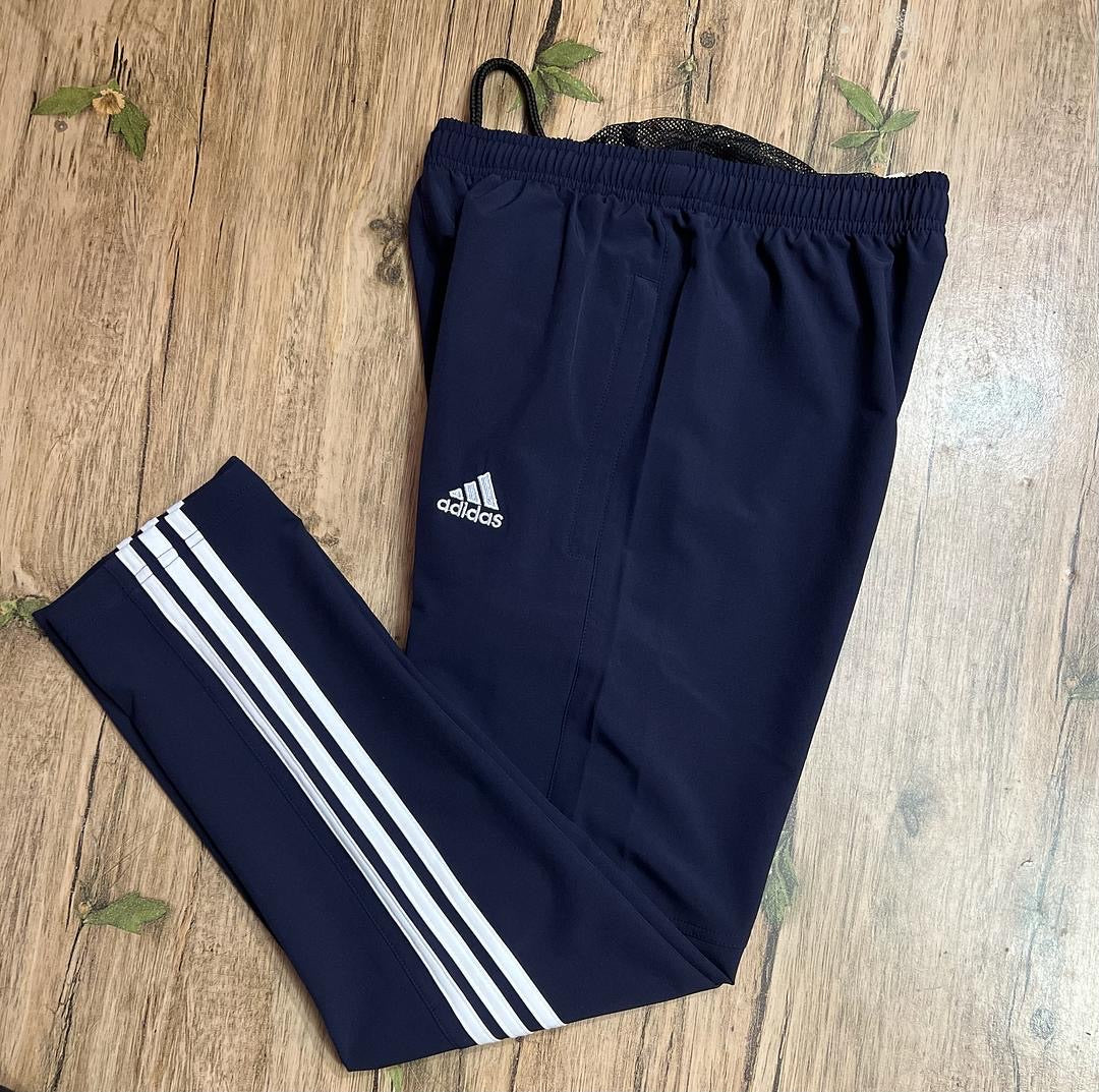 Performance Three-Stripe Half Style Track Pants Navy White