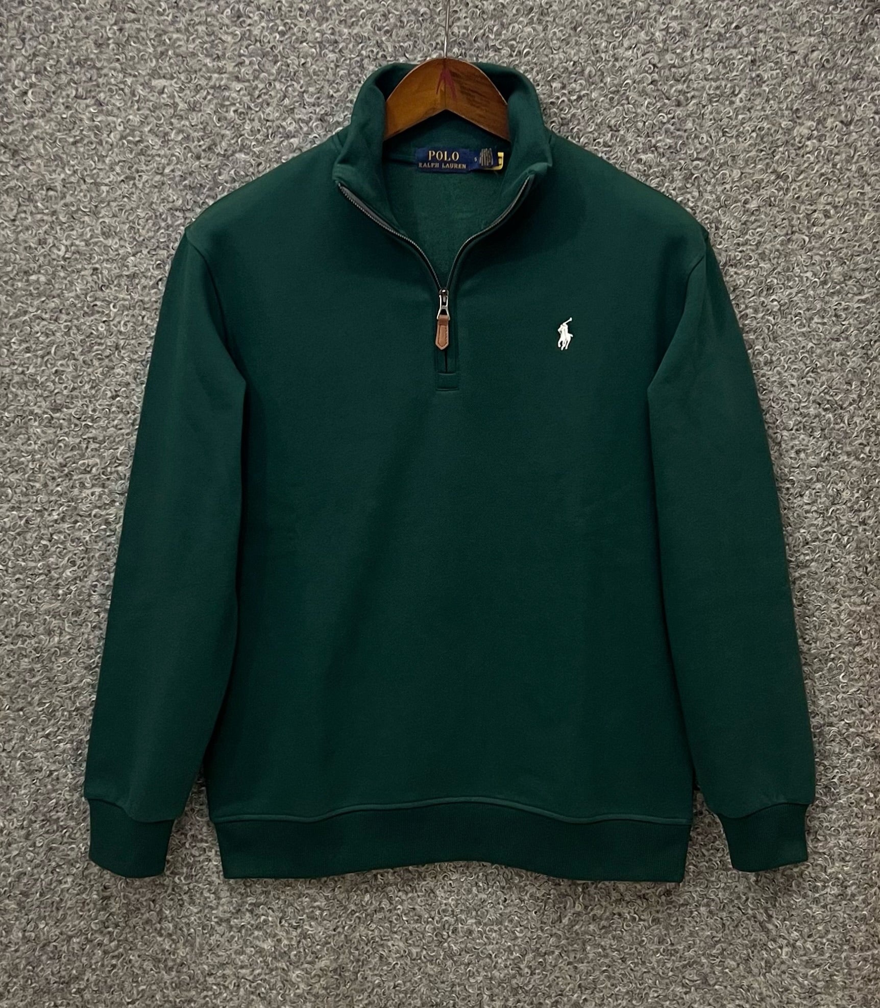 Premium Half Zip Pullover Jacket Green