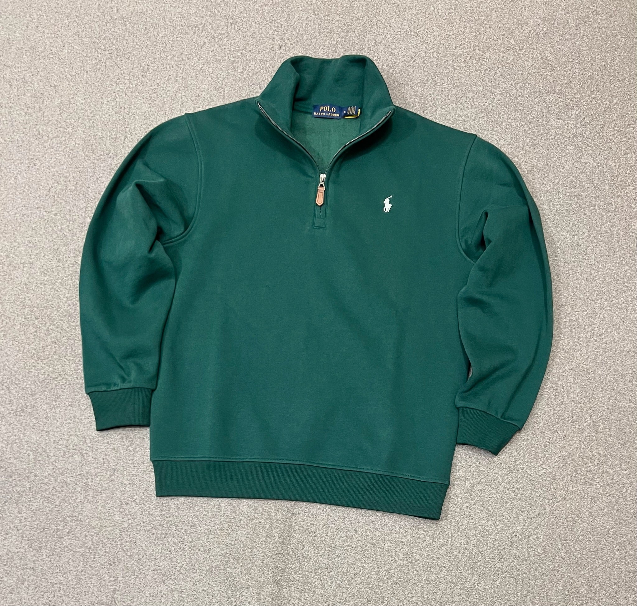Premium Half Zip Pullover Jacket Green